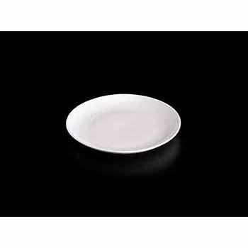 FINE CHINA ROLLED RIM BREAD PLATE 6" | 15 CM - WHITE - DON BELLINI # DB3010015