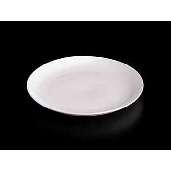 FINE CHINA ROLLED RIM DINNER PLATE 9" | 23 CM - WHITE - DON BELLINI # DB3010023