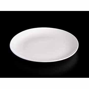 FINE CHINA ROLLED RIM DINNER PLATE 10" | 25.5 CM - WHITE - DON BELLINI # DB3010026