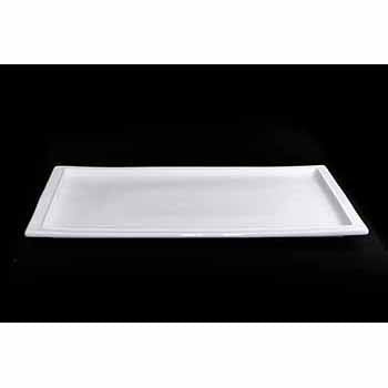FINE CHINA RECTANGULAR PLATE 12" | 30 CM - WHITE - DON BELLINI # DB3013131