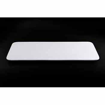 FINE CHINA RECTANGULAR FLAT PLATE 16" | 41 CM - WHITE - DON BELLINI # DB3013240