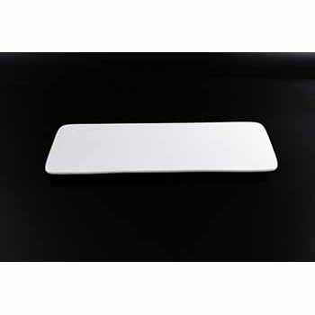 FINE CHINA RECTANGULAR FLAT PLATE 18" | 46 CM - WHITE - DON BELLINI # DB3013247