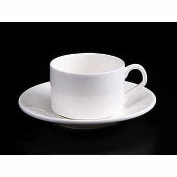 FINE CHINA 5 OZ | 160 ML TEA CUP & SAUCER - WHITE - DON BELLINI # DB3030016