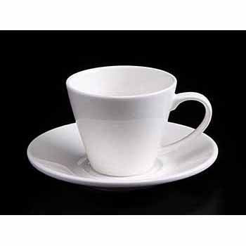 FINE CHINA 6 OZ | 180 ML TEA CUP & SAUCER - WHITE - DON BELLINI # DB3030118