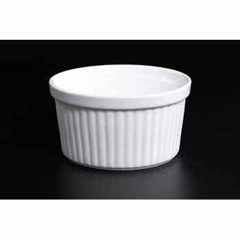 FINE CHINA RAMEKIN 140ML /3.5" | 9 CM - WHITE - DON BELLINI # DB306RK14