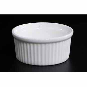 FINE CHINA RAMEKIN 215ML / 4" | 10 CM - WHITE - DON BELLINI # DB306RK21