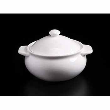 FINE CHINA BAKING POT 15 OZ | 450 ML - WHITE - DON BELLINI # DB3070045
