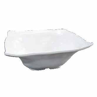 NAMI 13" SQUARE BOWL - IVORY - EFAY # 206015IV