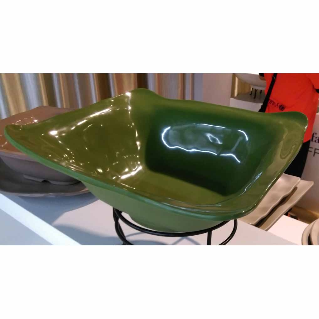 NAMI 13" SQUARE BOWL - ASSORTED - EFAY # 206015OL