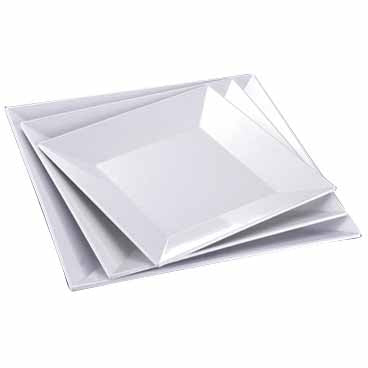 CANON 14" WIDE RIM SQ PLATE - IVORY - EFAY # 100414IV