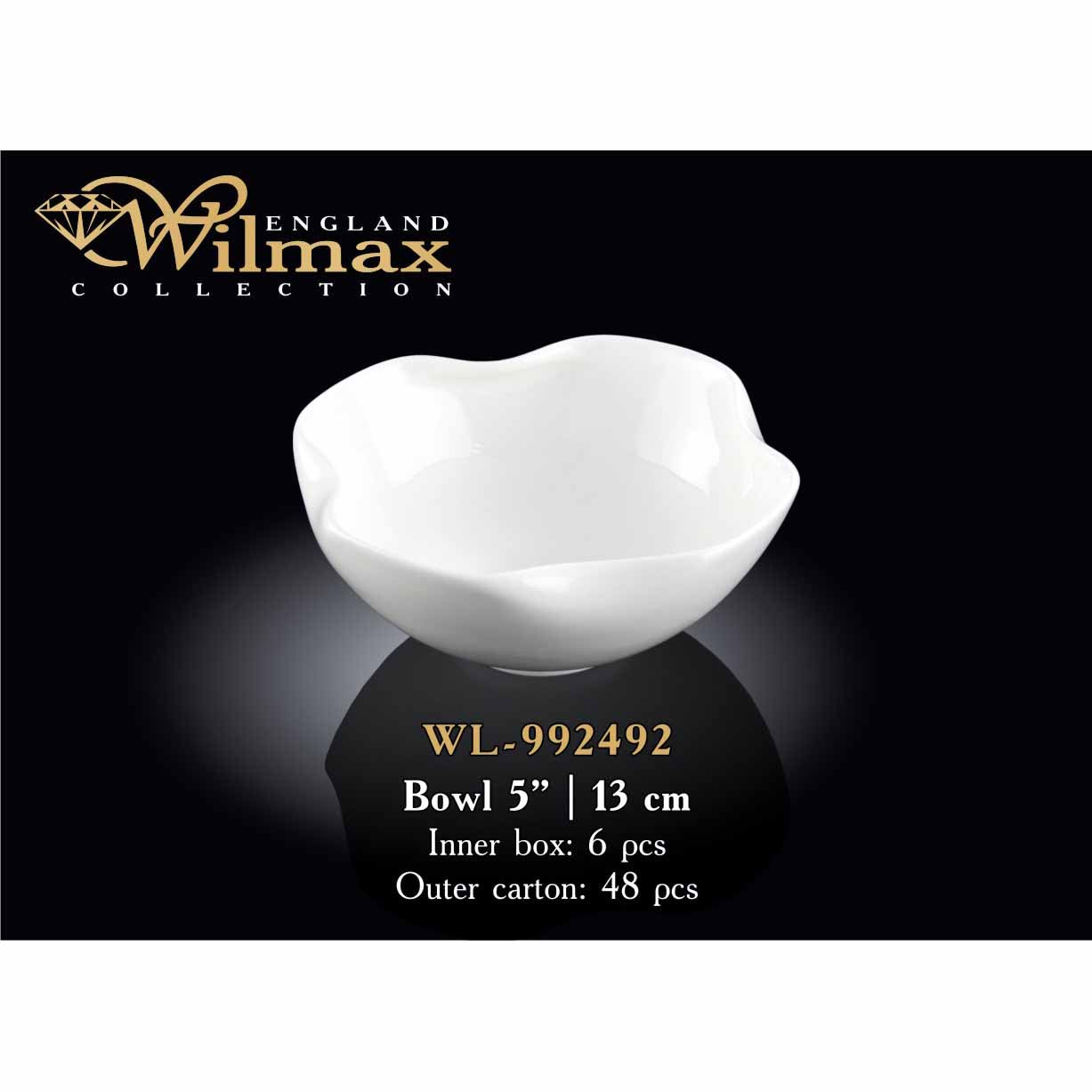 5 吋碗 - 白色 - WILMAX # WL-992492