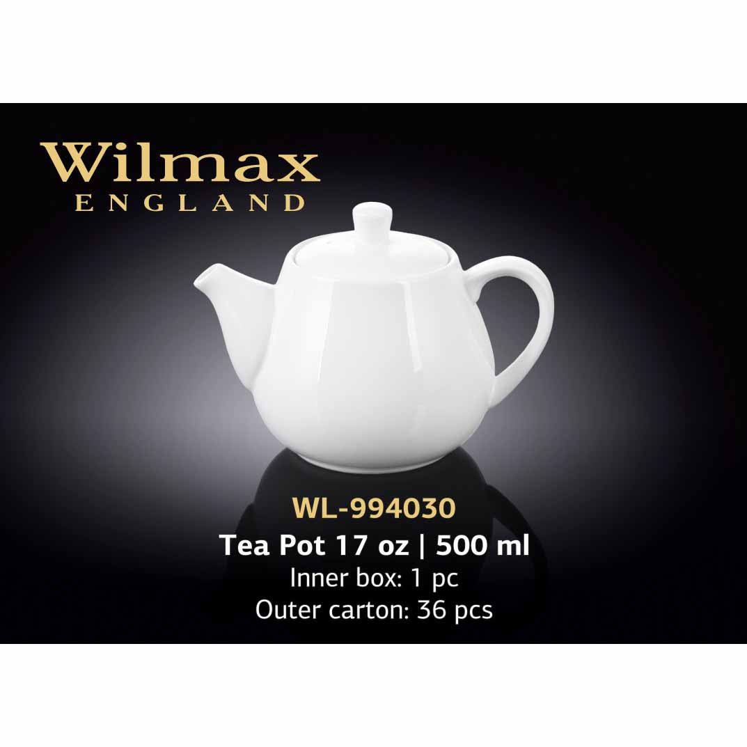 茶壺 - 白色 - WILMAX # WL-994030