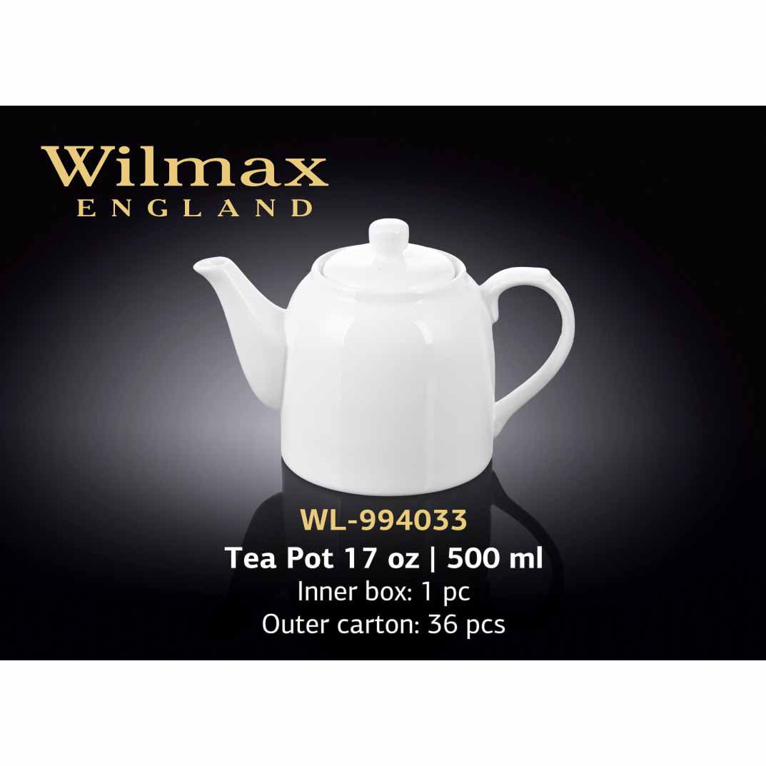 茶壺 - 白色 - WILMAX # WL-994033