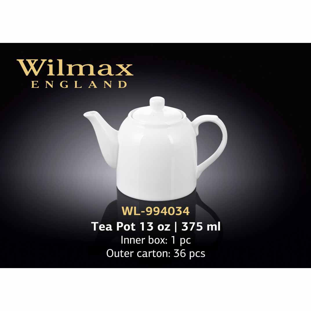 13 盎司茶壺 - 白色 - WILMAX # WL-994034