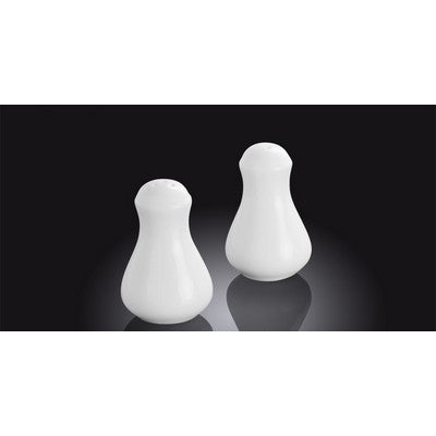 SALT / PEPPER SHAKER SET - WHITE - WILMAX # WL-996066
