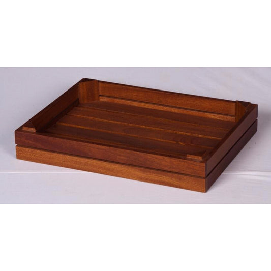 SAPELE RECTANGULAR FRUIT BOX - BROWN - WOODWARE # YG40030060