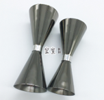 黑色量酒器 (30/45毫升) - 吧台用具 #ZHD1-53