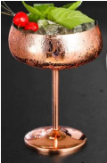 COPPER-PLATED MARTINI 350ml - BARWARE #ZHF1-119