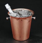 COPPER-PLATED ICE BUCKET  - BARWARE #ZHE1-17
