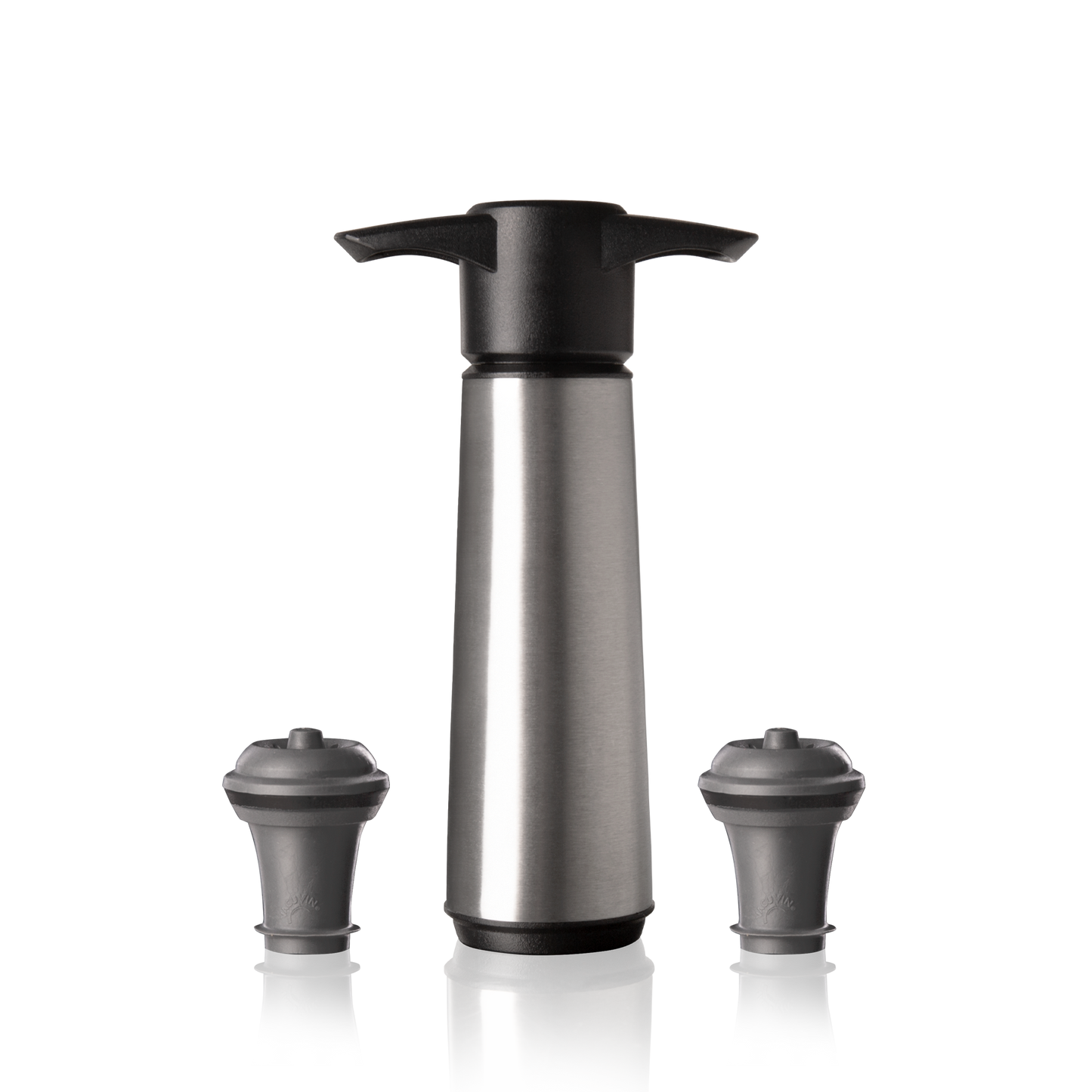 WINE SAVER STAINLESS STEEL (1 PUMP+2 STOPPERS) - VACU VIN #0649260