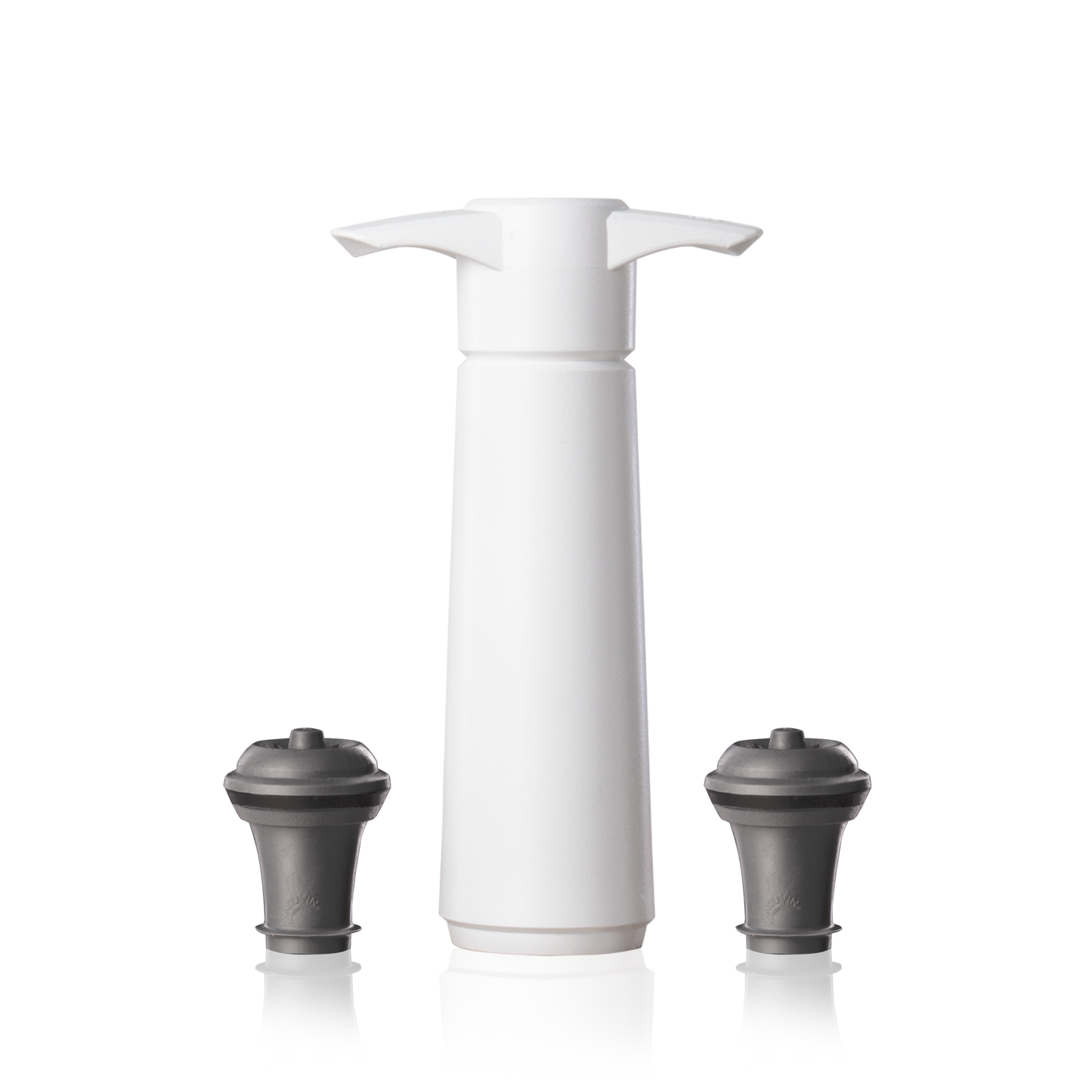 WINE SAVER GIFT PACK (1 X PUMP, 2 X WINE STOPPERS) - WHITE - VACU VIN # 0981260