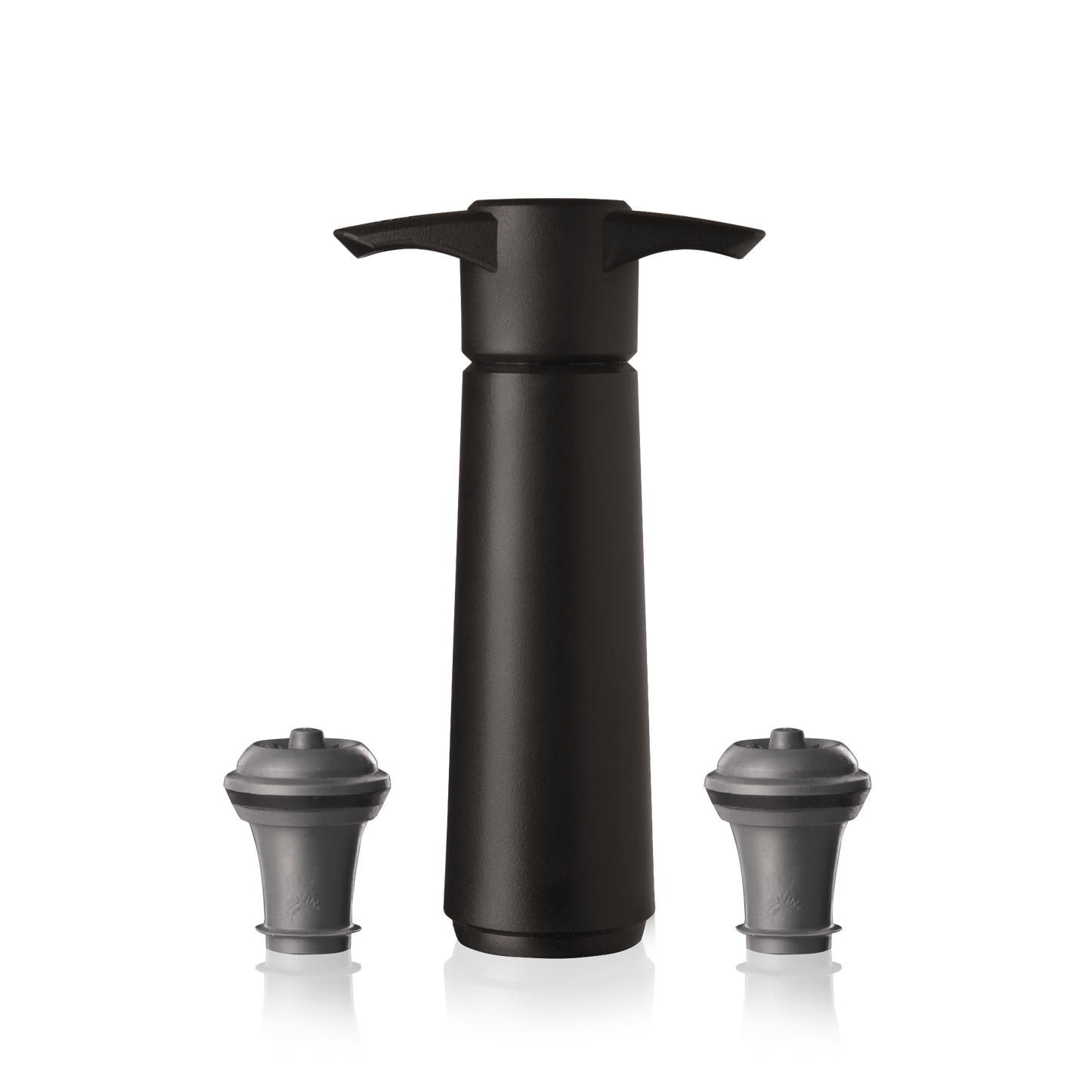 WINE SAVER BLACK GIFT PACK (1 X PUMP, 2 X WINE STOPPERS) - BLACK - VACU VIN # 0981460