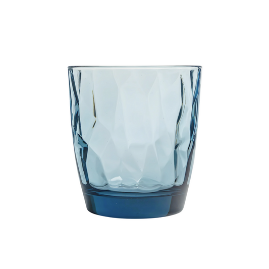 DIAMOND TUMBLER - BLUE - BORMIOLI ROCCO # 3.50220
