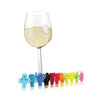 GLASS MARKERS PARTY PEOPLE SET OF 12 - ASSORTED