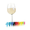 GLASS MARKERS PARTY PEOPLE SET OF 12 - ASSORTED - VACU VIN # 1886060