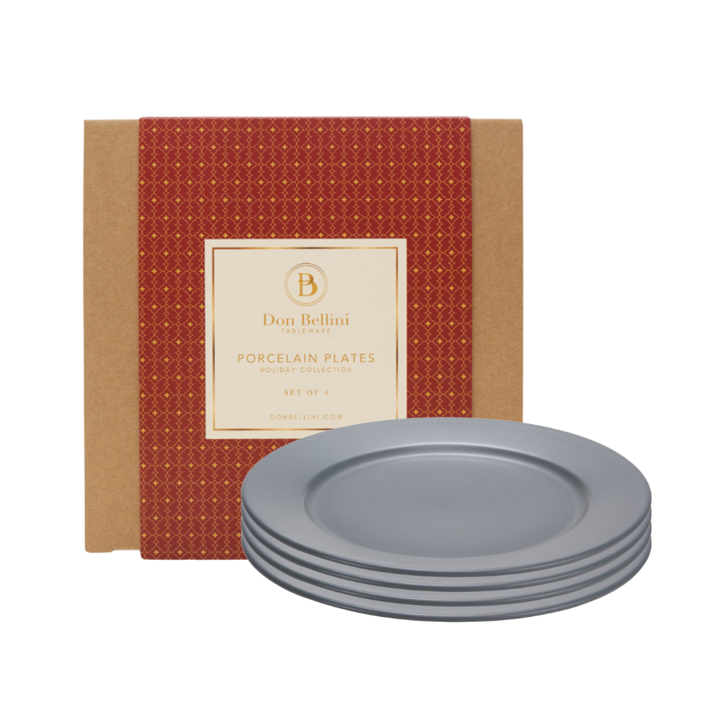De Terra Plate Set [SET OF 4] - Blue - DON BELLINI #DB2510120-S
