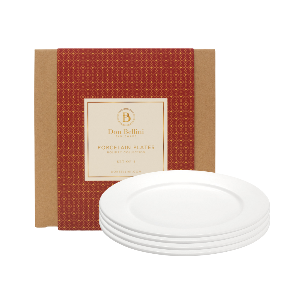 De Terra Plate Set [SET OF 4] - Pearl - DON BELLINI #DB2610120-S