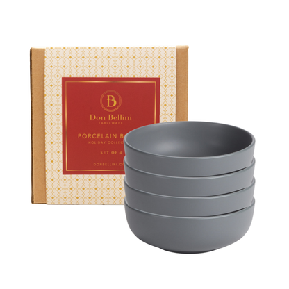 De Terra Small Bowl Set [SET OF 4]- Blue - DON BELLINI #DB2529013-S