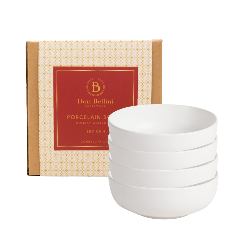 De Terra Small Bowl Set [SET OF 4]- Peral - DON BELLINI #DB2629013-S