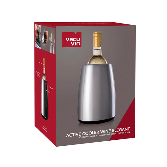 ACTIVE COOLER WINE ELEGANT - STAINLESS STEEL - VACU VIN # 3649360
