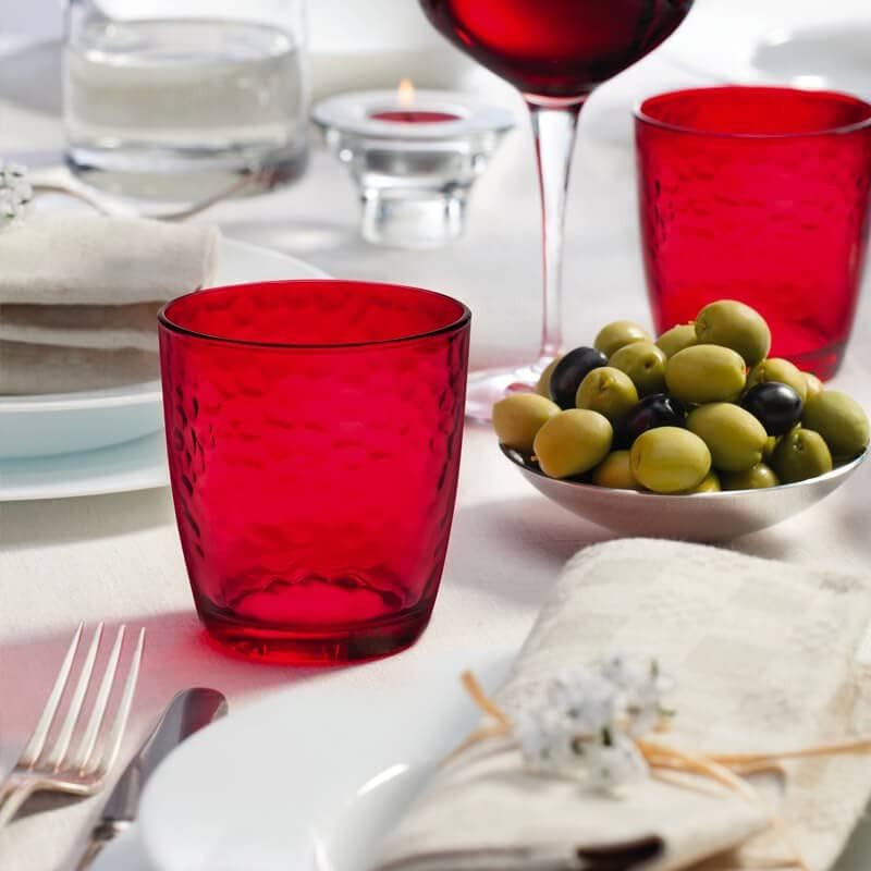 PALATINA WATER TUMBLER - PURPLE - BORMIOLI ROCCO # 6.62570.592