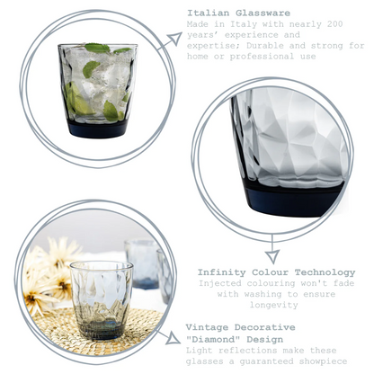DIAMOND TUMBLER - BORMIOLI ROCCO # 3.50200