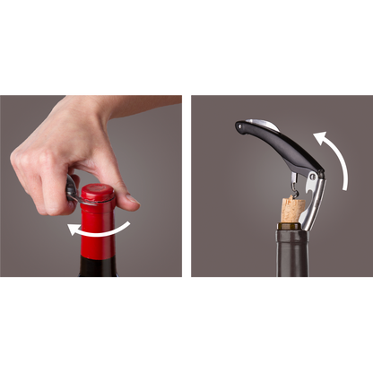 WAITER'S CORKSCREW - BLACK - VACU VIN #6850460