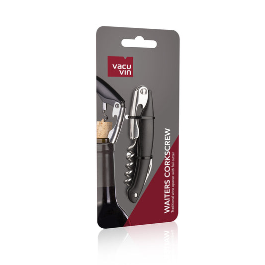 WAITER'S CORKSCREW - BLACK - VACU VIN #6850460