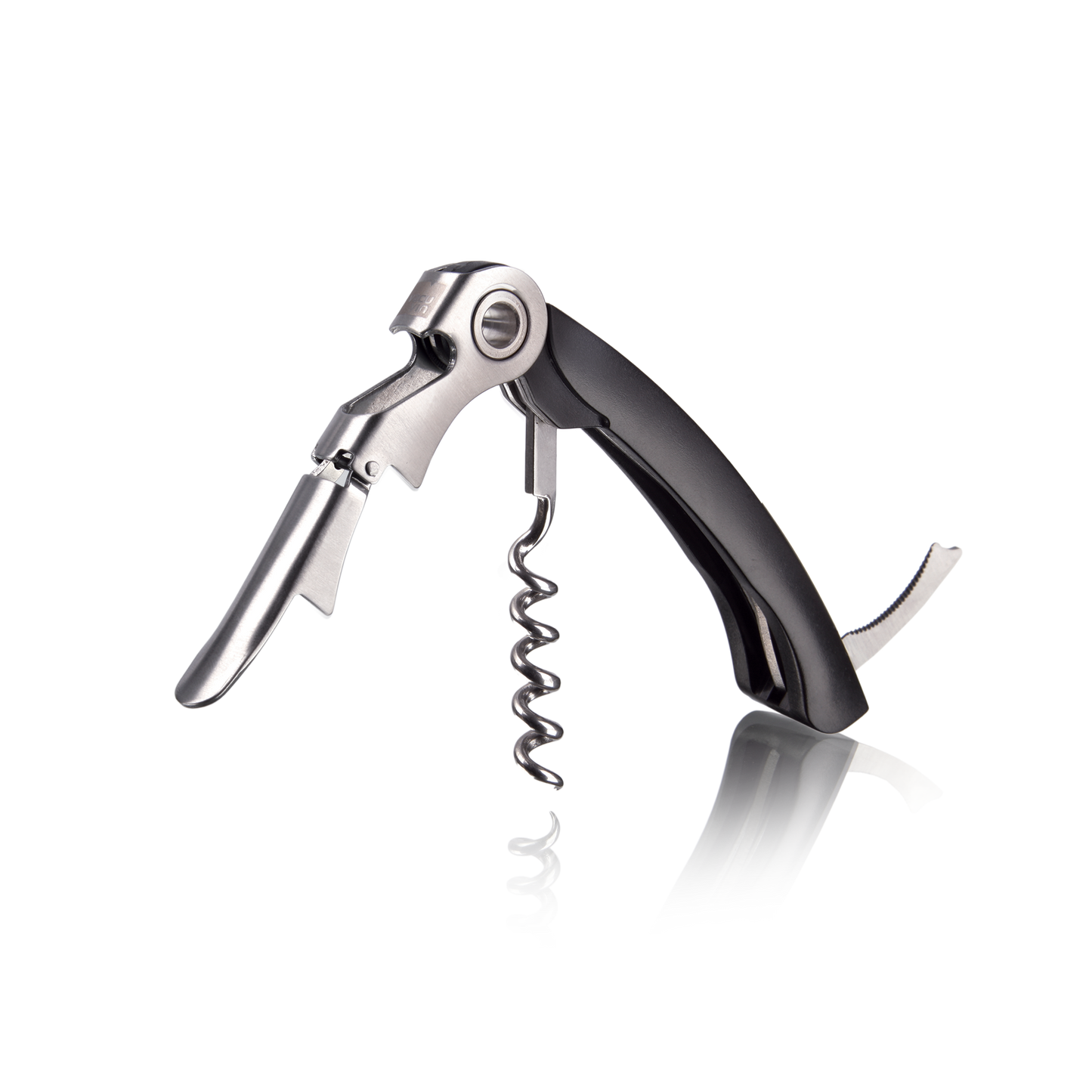 DOUBLE HINGED CORKSCREW - BLACK - VACU VIN # 6851460