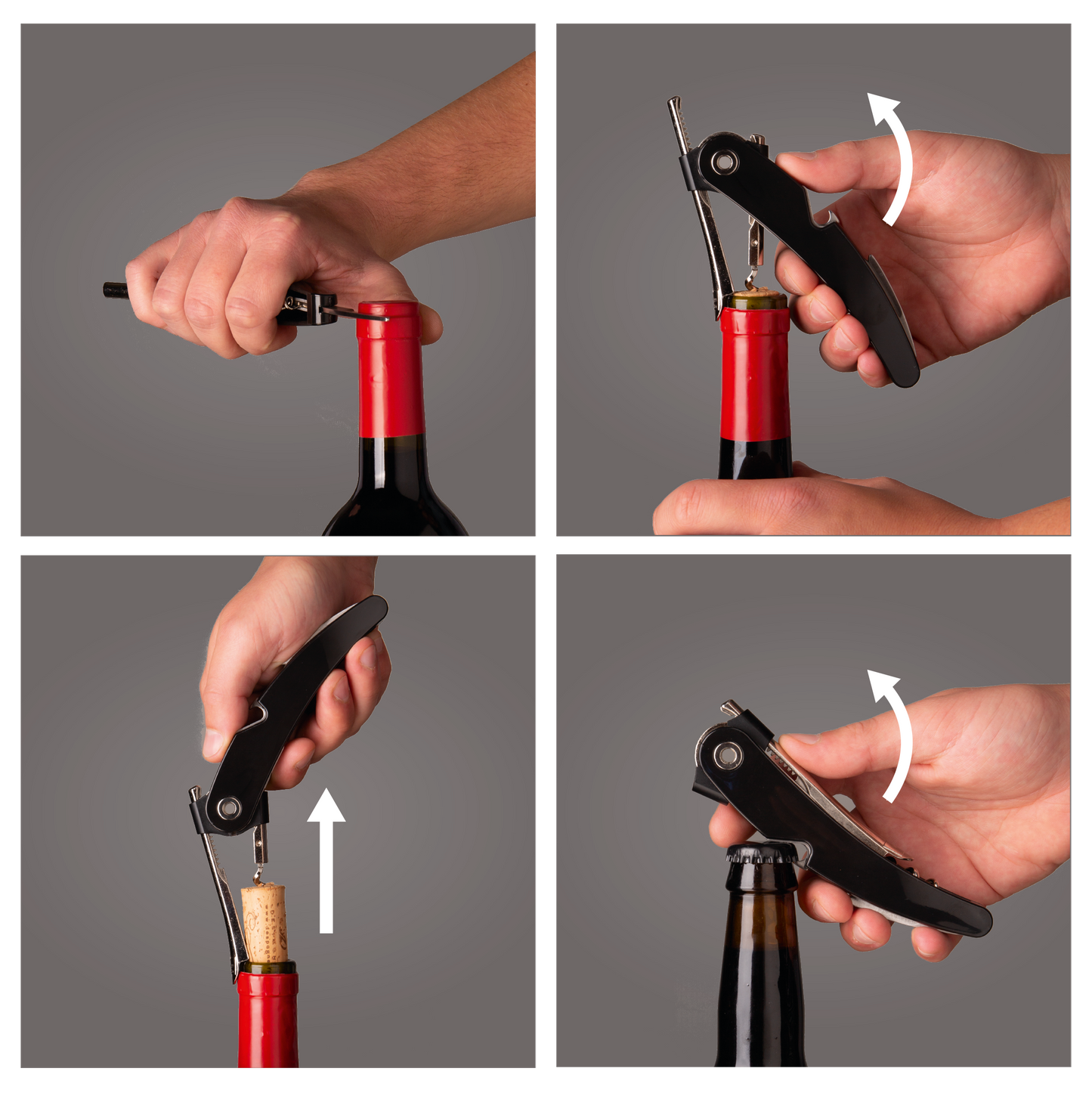 SINGLE PULL CORKSCREW ASSORTED - VACU VIN #6099160