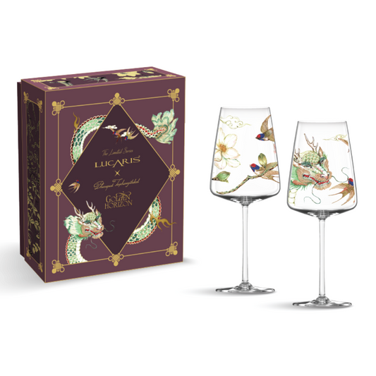 Golden Horizon Muse Bordeaux Emerald Dragon & Swallow 770ml - LUCARIS # 3LS21BD2702G0005