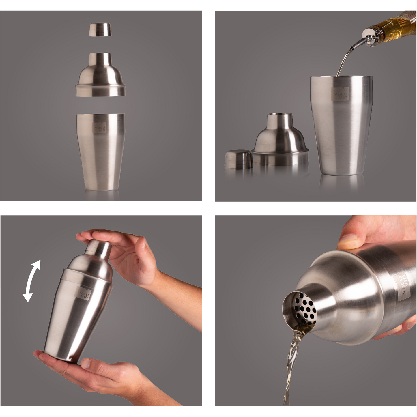 COCKTAIL SHAKER - STAINLESS STEEL - VACU VIN #7842360
