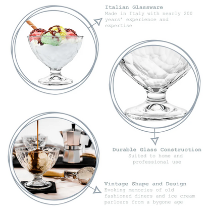DIAMOND DESSERT BOWL - BORMIOLI ROCCO # 3.02253