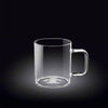 THERMO MUG 11OZ/320ML BOROSILICATE GLASS RIM (6pcs)