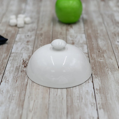 LID FOR MAIN COURSE 12.5 CM - WHITE - WILMAX # WL-996007