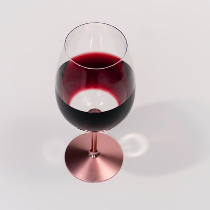 CRYSTAL SPINNING GLASS BORDEAUX (ROSE GOLD) - CRYSTOCRAFT #CRY-SPINGLASS-RG