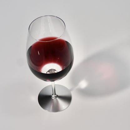 CRYSTAL SPINNING GLASS BORDEAUX (SILVER) - CRYSTOCRAFT #CRY-SPINGLASS-SL