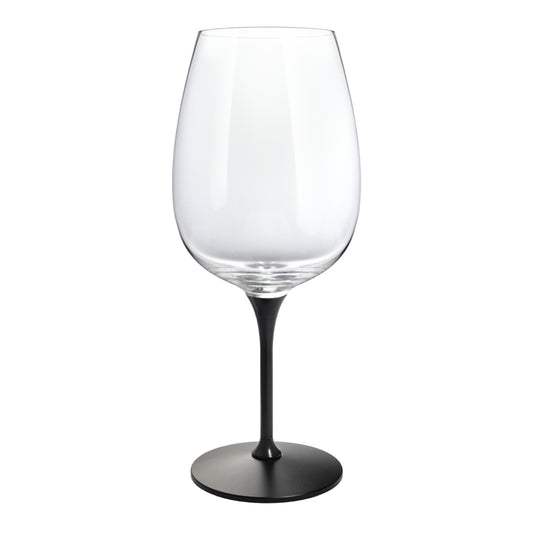 CRYSTAL SPINNING GLASS BORDEAUX (BLACK) - CRYSTOCRAFT #CRY-SPINGLASS-BK