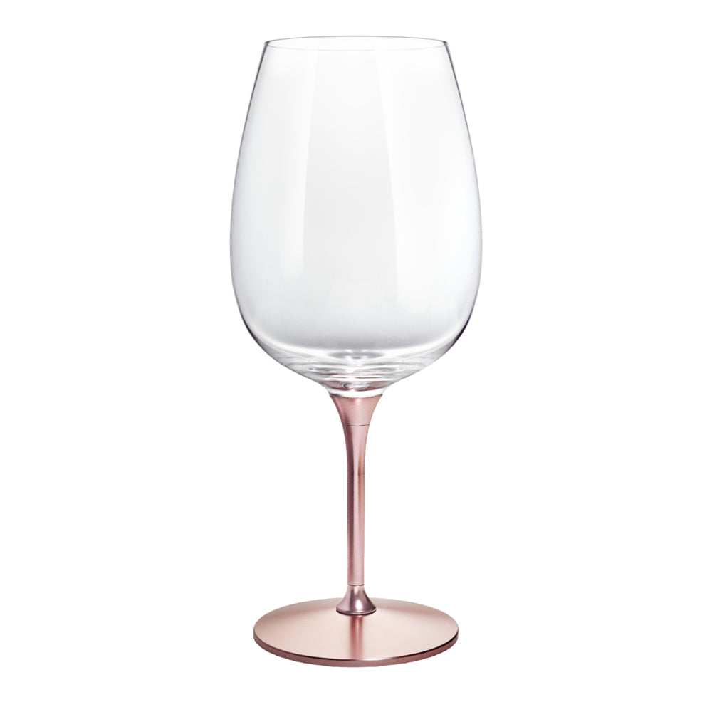 CRYSTAL SPINNING GLASS BORDEAUX (ROSE GOLD) - CRYSTOCRAFT #CRY-SPINGLASS-RG