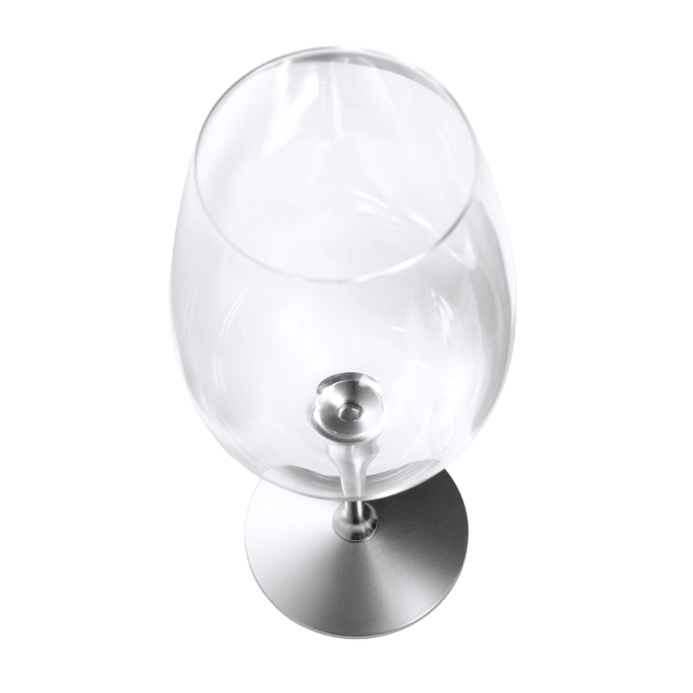 CRYSTAL SPINNING GLASS BORDEAUX (SILVER) - CRYSTOCRAFT #CRY-SPINGLASS-SL